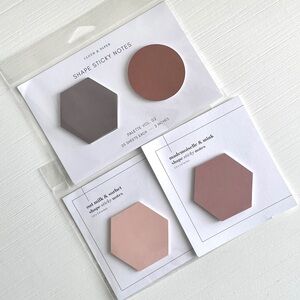 Cloth & Paper Hexagon Shape Sticky Notes Bundle